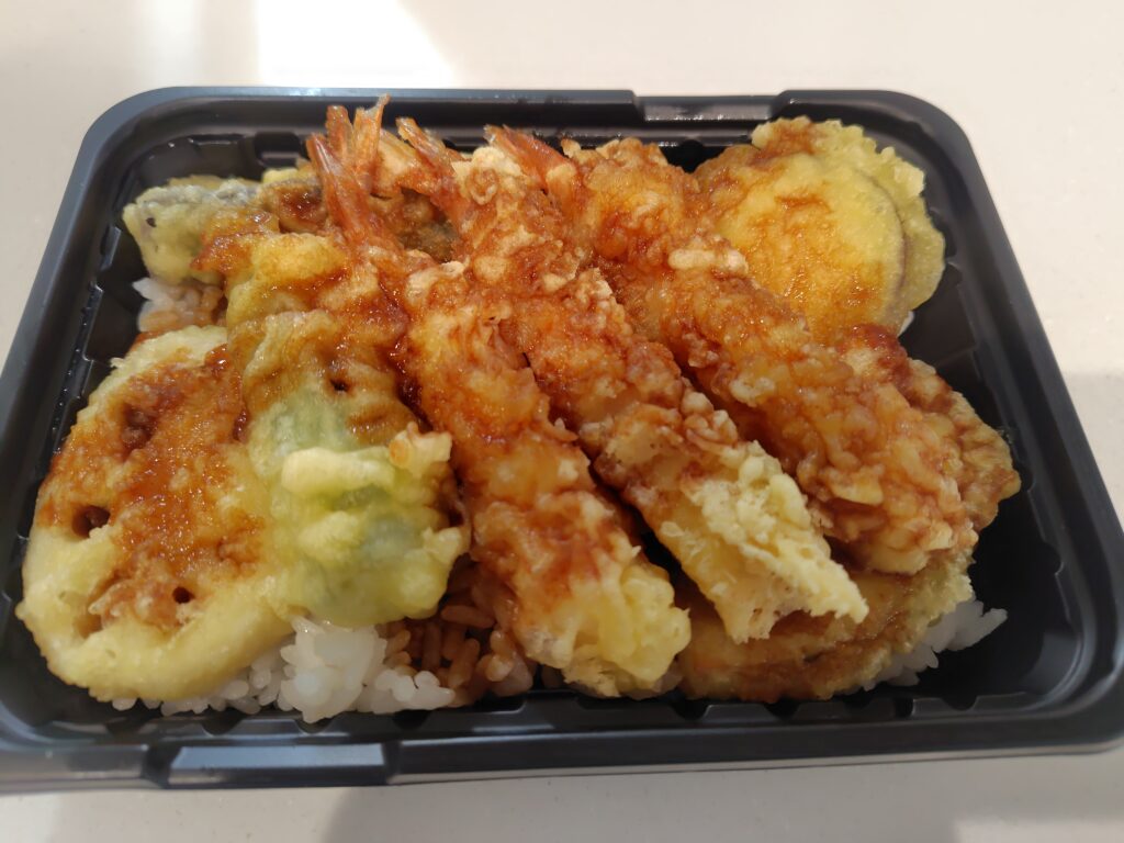 具沢山えび野菜天重