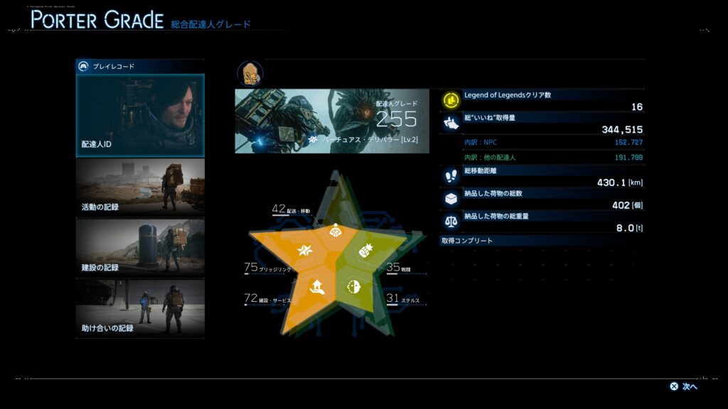 いいね取得量がNPCよりプレイヤーの方が多いと嬉しい♪