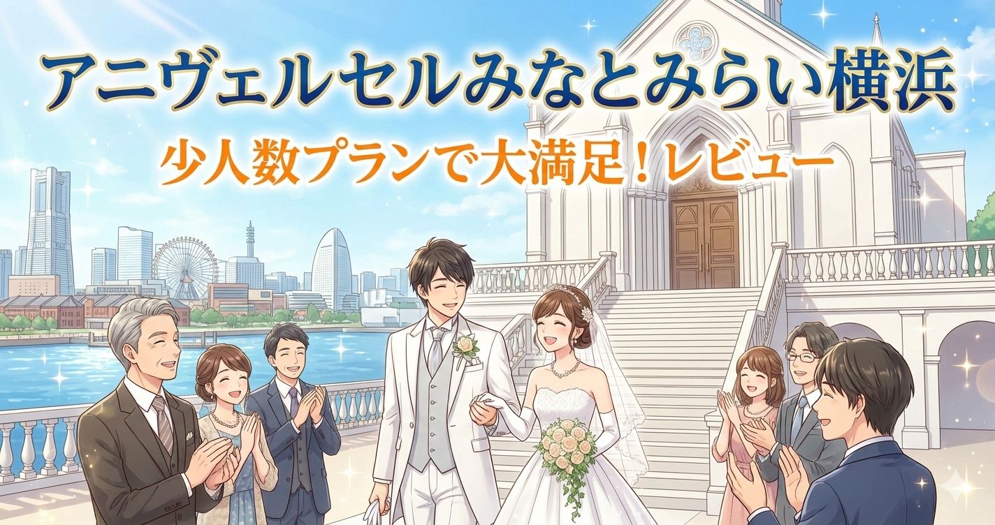 【結婚式場】少人数プランで大満足!アニヴェルセルみなとみらい横浜をレビュー
